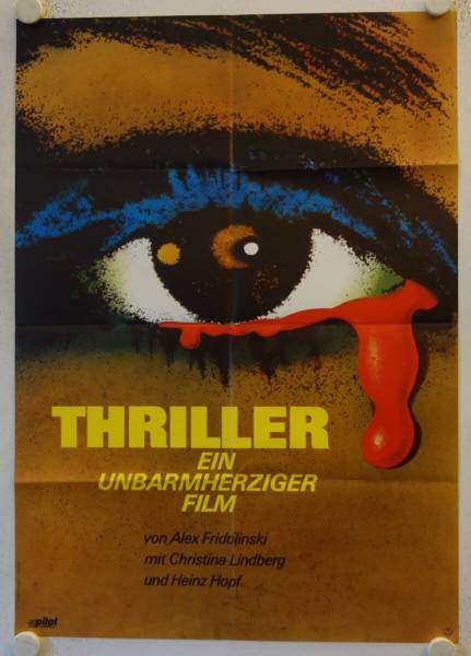 Thriller - ein umbarmherziger Film originales deutsches Filmplakat